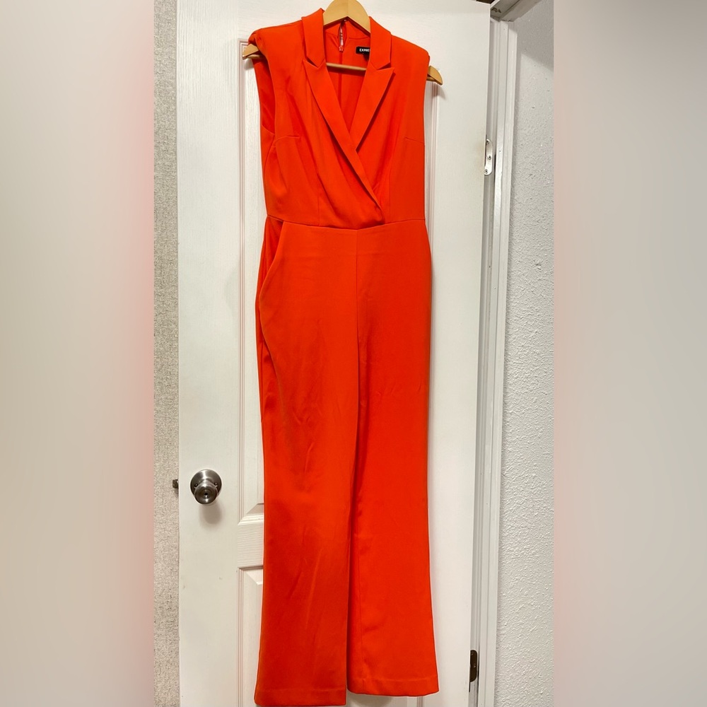 Sleeveless Blazer Jumpsuit
